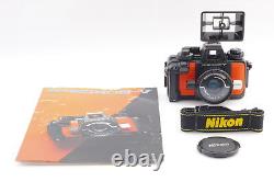 MINT Nikon NIKONOS V Orange Underwater 35mm Film Camera Body 35mm Lens JAPAN