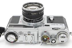 MINT? Nikon SP Late Model 35mm Film Camera S. C 5cm 50mm f/1.4 Lens From JAPAN