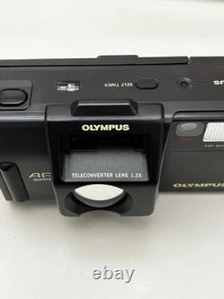 MINT? Olympus AF-1 Quartzdate + Teleconverter Lens 35mm Film Camera From JAPAN