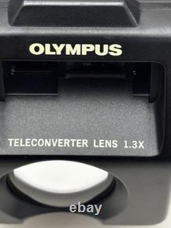 MINT? Olympus AF-1 Quartzdate + Teleconverter Lens 35mm Film Camera From JAPAN