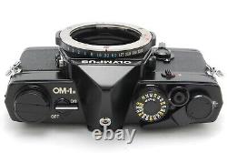 MINT? Olympus OM1 N OM-1N 35mm Film Camera 50mm f/1.8 Lens Black From JAPAN