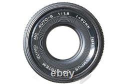 MINT? Olympus OM1 N OM-1N 35mm Film Camera 50mm f/1.8 Lens Black From JAPAN
