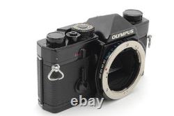 MINT Olympus OM-1 Black SLR 35mm Film Camera G. Zuiko 50mm f1.4 Lens From JAPAN