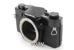 MINT Olympus OM-1 Black SLR 35mm Film Camera G. Zuiko 50mm f1.4 Lens From JAPAN