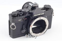 MINT Olympus OM-2 Black 35mm Film Camera Body 50mm f/1.8 Lens From JAPAN
