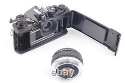 MINT Olympus OM-2 Black 35mm Film Camera Body 50mm f/1.8 Lens From JAPAN