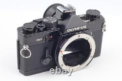 MINT Olympus OM-2 Black 35mm SLR Film Camera ZUIKO MC 50mm F1.8 From JAPAN