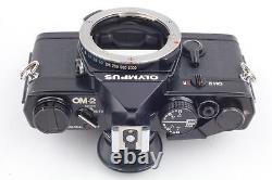 MINT Olympus OM-2 Black 35mm SLR Film Camera ZUIKO MC 50mm F1.8 From JAPAN