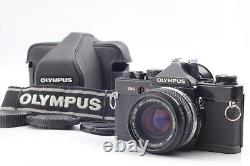 MINT Olympus OM-2 Black 35mm SLR Film Camera ZUIKO MC 50mm F1.8 From JAPAN