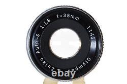 MINT-? Olympus Pen F 35mm SLR Film Camera 38mm f/1.8 Lens From JAPAN