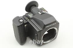 MINT Pentax 645 Film Camera Body SMC A 200mm f/4 Lens 120 Back From JAPAN