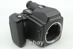 MINT Pentax 645 Film Camera SMC A 45mm f2.8 Lens 120 220Film insert From JAPAN