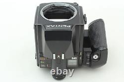 MINT Pentax 645 Film Camera SMC A 45mm f2.8 Lens 120 220Film insert From JAPAN