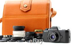 MINT? Pentax Auto 110 Auto110 SLR Film Camera 3Lens Hood Set withCase From JAPAN
