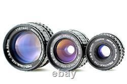 MINT? Pentax Auto 110 Auto110 SLR Film Camera 3Lens Hood Set withCase From JAPAN