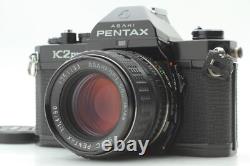 MINT Pentax K2 DMD Black 35mm Film Camera SMC 50mm F1.4 Lens From JAPAN