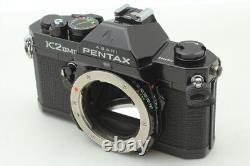 MINT Pentax K2 DMD Black 35mm Film Camera SMC 50mm F1.4 Lens From JAPAN