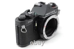 MINT Pentax ME Black 35mm SLR Film Camera SMC M 50mm F1.7 Lens From JAPAN