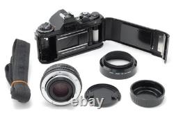 MINT Pentax ME Black 35mm SLR Film Camera SMC M 50mm F1.7 Lens From JAPAN