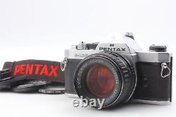 MINT Pentax MX 35mm Film Camera Body Silver 50mm f1.4 Lens From JAPAN