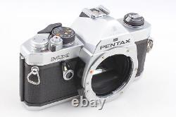 MINT Pentax MX 35mm Film Camera Body Silver 50mm f1.4 Lens From JAPAN