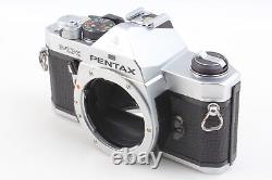 MINT Pentax MX 35mm Film Camera Body Silver 50mm f1.4 Lens From JAPAN