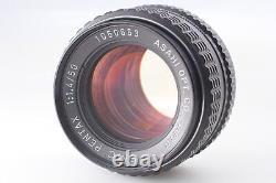 MINT Pentax MX 35mm Film Camera Body Silver 50mm f1.4 Lens From JAPAN