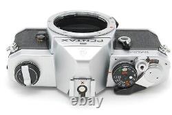 MINT-? Pentax MX 35mm Film Camera Silver Body 50mm f/1.4 Lens From JAPAN