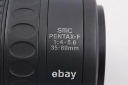 MINT Pentax MZ-S 35mm SLR Film Camera SMC 35-80mm f4-5.6 Lens From japan