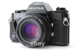 MINT Pentax Super A SLR 35mm Film Camera Black SMC Pentax 50mm f/2 Lens Japan