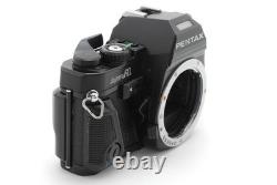 MINT Pentax Super A SLR 35mm Film Camera Black SMC Pentax 50mm f/2 Lens Japan