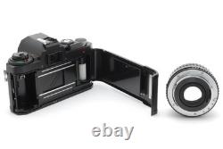 MINT Pentax Super A SLR 35mm Film Camera Black SMC Pentax 50mm f/2 Lens Japan