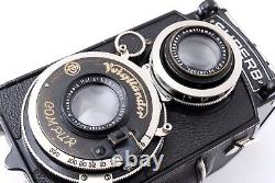 MINT? Voigtlander Superb TLR film camera with Heliar 7.5cm F/3.5 lens Japan