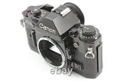 MINT in Box? Canon A-1 BLACK 35mm Film Camera New FD 28mm f/2.8 NFD Lens JAPAN