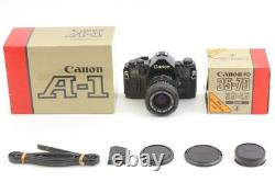 MINT in Box with Lens Canon A-1 A1 35mm Film Camera New FD 35-70mm From JAPAN