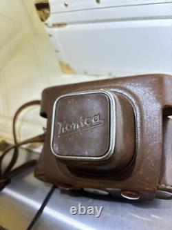 MINT in CASE? Konica IIA Rangefinder 35mm Film Camera 48mm F/2 Lens JAPAN