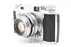 MINT in CASE? Konica IIA Rangefinder 35mm Film Camera 48mm F/2 Lens JAPAN