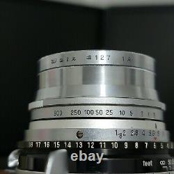 (MINT withCASE) KONICA IIIA 3A RANGEFINDER 50 mm F/ 1.8 LENS (RARE VINTAGE)