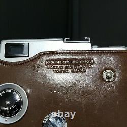 (MINT withCASE) KONICA IIIA 3A RANGEFINDER 50 mm F/ 1.8 LENS (RARE VINTAGE)