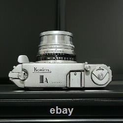 (MINT withCASE) KONICA IIIA 3A RANGEFINDER 50 mm F/ 1.8 LENS (RARE VINTAGE)