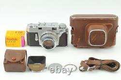 MINT withHOOD Konica III Rangefinder 35mm Film Camera Hexanon 48mm f2 Lens JAPAN
