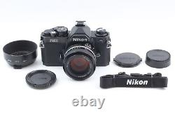 MINT withHOOD Nikon NEW FM2n Black 35mm film camera Body Ai 50mm f1.4 Lens JAPAN