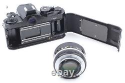 MINT withHOOD Nikon NEW FM2n Black 35mm film camera Body Ai 50mm f1.4 Lens JAPAN