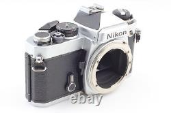 MINT withStrap Nikon FE Silver 35mm SLR Film Camera Ai 50mm f1.4 Lens From JAPAN