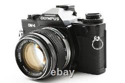 MINT withStrap Olympus OM-4 Black SLR 35mm Film Camera 50mm f1.4 Lens From JAPAN