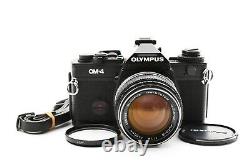 MINT withStrap Olympus OM-4 Black SLR 35mm Film Camera 50mm f1.4 Lens From JAPAN
