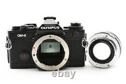 MINT withStrap Olympus OM-4 Black SLR 35mm Film Camera 50mm f1.4 Lens From JAPAN