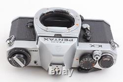 MINT with Case Pentax KX Silver 35mm Film Camera SMC M 50mm f1.7 Lens From JAPAN