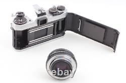 MINT with Case Pentax KX Silver 35mm Film Camera SMC M 50mm f1.7 Lens From JAPAN