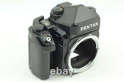 MINT with Focus Ring PENTAX 67 II AE Film Camera SMC 105mm f/2.4 Lens Grip JAPAN